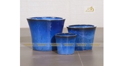 BLUE GLAZED CERAMIC